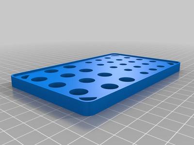 PCR preparation plate (ice box tidy)