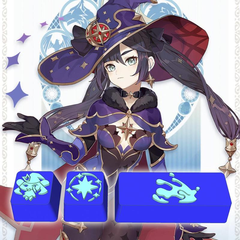 Genshin Impact Keycaps: Mona