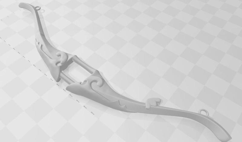 Gorou Raven Bow Model Genshin Impact