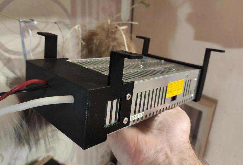 MeanWell S-210 mount and cover