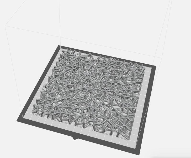 Lattice (130 mm x 130 mm x 20 mm)