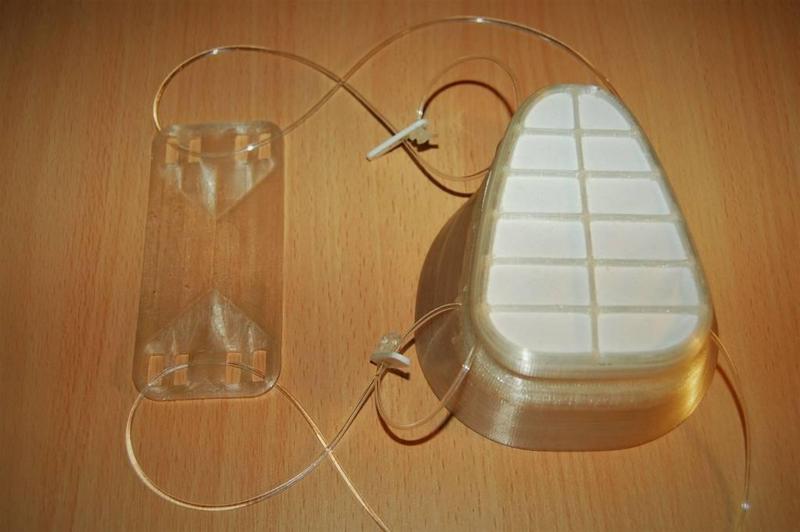 Respirator string strap