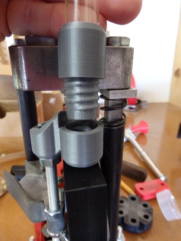 Lee Inverse Threaded Single Case Feed, Tube Coupler, and Funnel