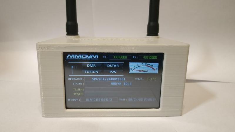 MMDVM HS Dual Hotspot Case - Raspberry PI 4 & Nextion 3.2"
