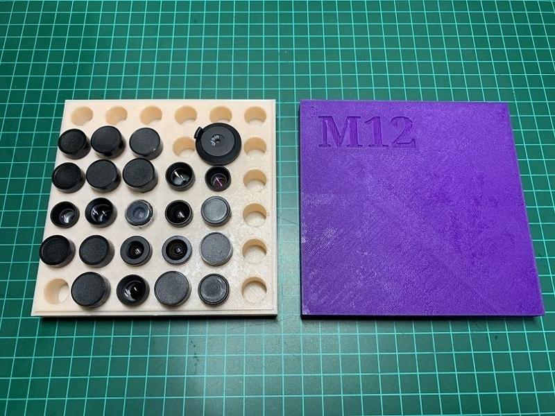 M12 lenses organizer