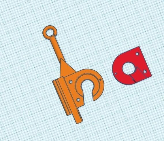 SC-10 filament guide and rod stabiliser, ender 3, CR-20