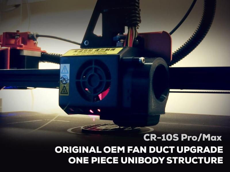 Creality CR10 MAX CR10-S PRO Fan Duct Cooling OEM Refined