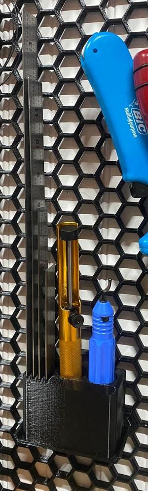 HoneyComb Wall Ruler Holder