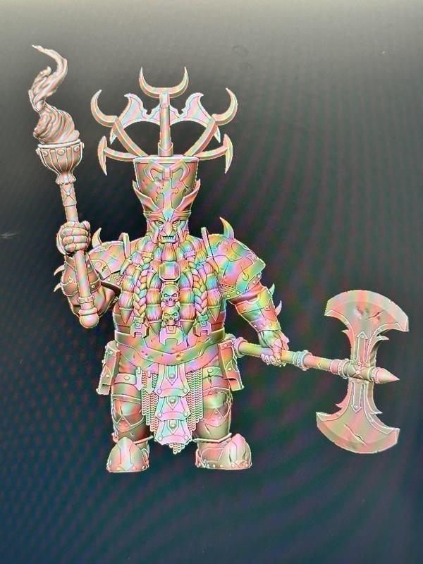 Infernal Dwarf Lord - Pose 1 - TOW - MorgensternPrinting