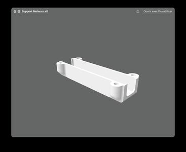 Support moteur - Eliobot