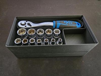 BGS 1/4 Socket Set Gridfinity iBoxx