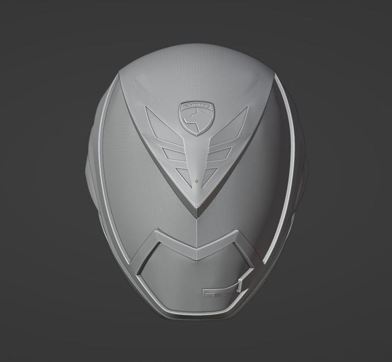 Power Rangers SPD Omega Ranger helmet 3D print model