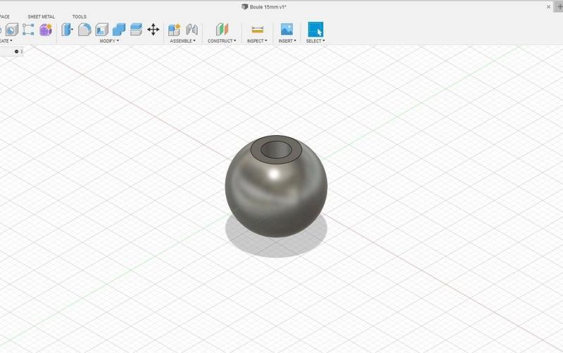 Lesto Scintilla poignée boule 15mm