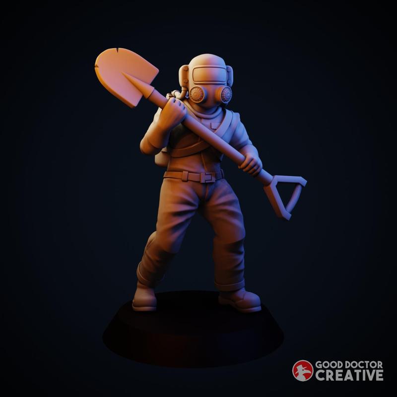 Sci-Fi Hazmat Scavenger