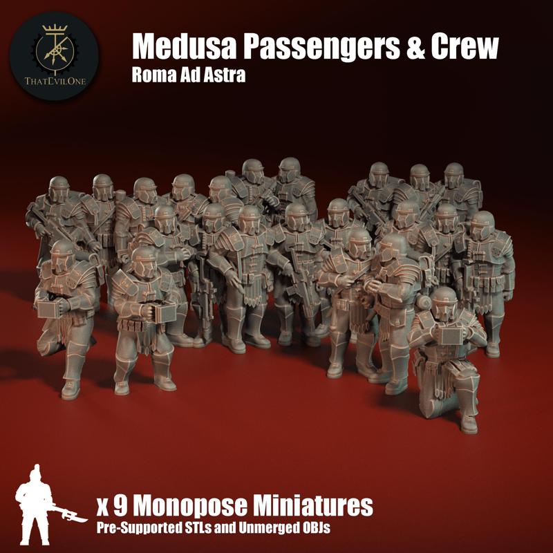 Medusa Roma Ad Astra Passengers & Crew - Presupported
