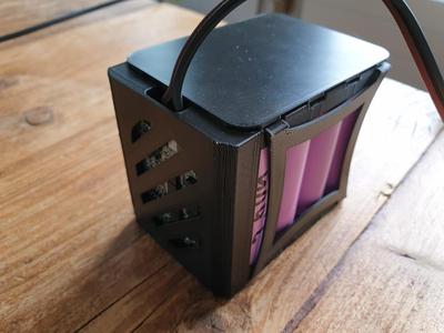 modular 18650 battery and bms holder 3S 4P