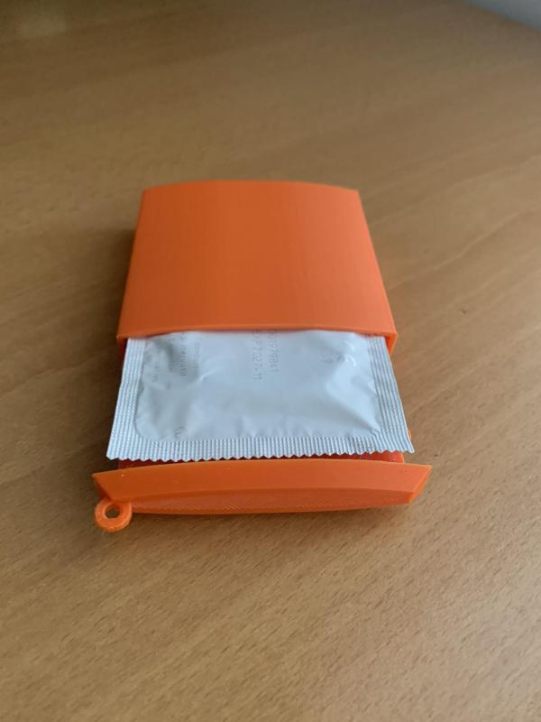 CONDOM CASE KEYCHAIN