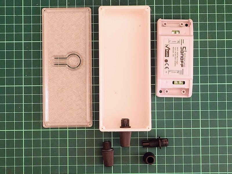 Sonoff Basic - Waterproof-ish box - 2 versions