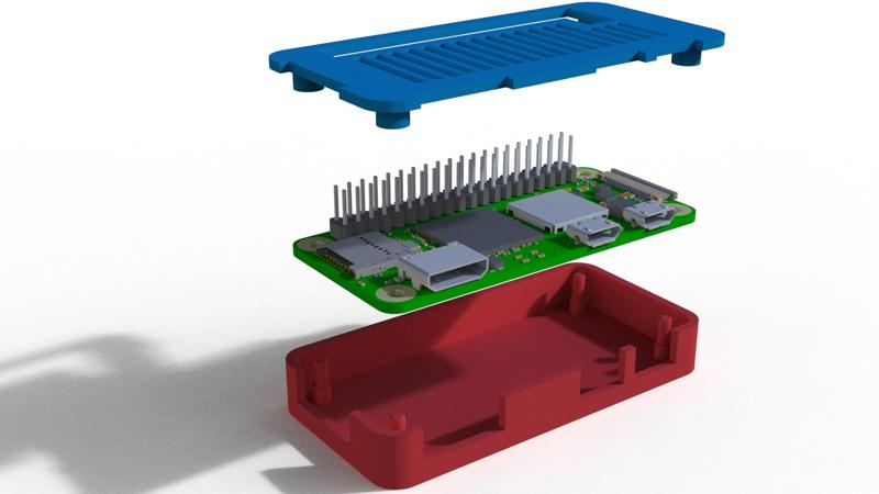 Case for Raspberry PI ZERO W and PI ZERO 2W