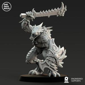 Saurians - Saurian Warrior - Free Preview