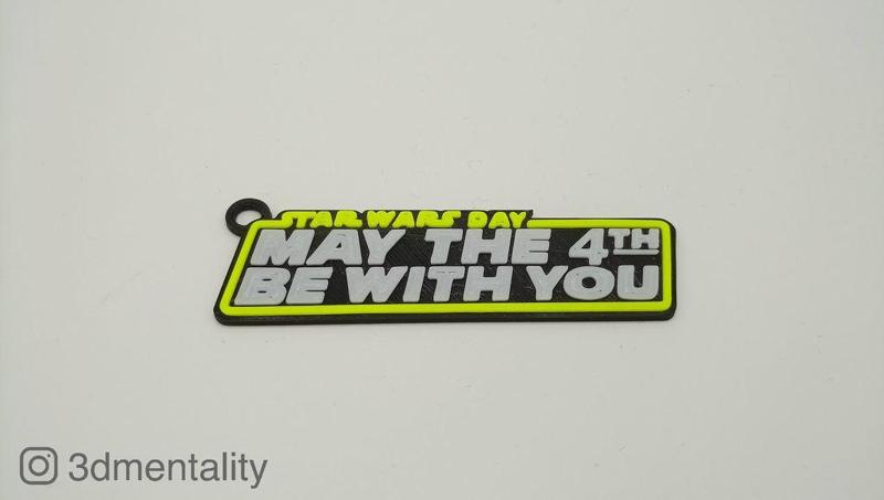 Star Wars - May the 4th be with you keychain - multicolour