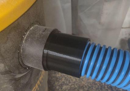 Vacuum/ShopVac Hose adapter (2-1/4" to 1-1/2" threaded)