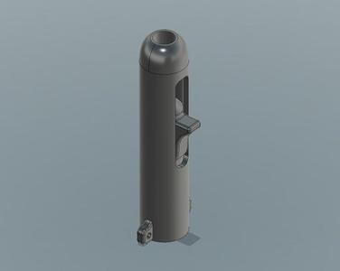 Retractable push button covid-19