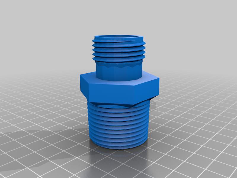 Male 1 inch NPT to GHT Hose Adapter