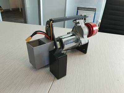 RC Starter Motor - Battery Holder