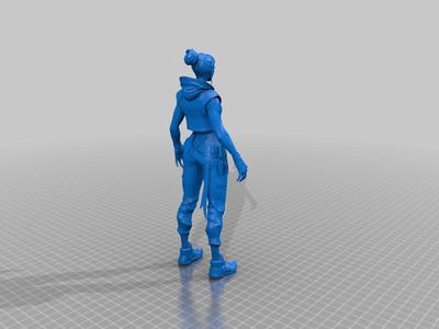 Jett 3D model Valorant