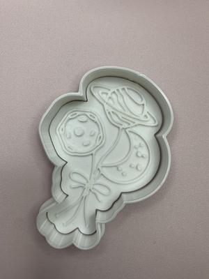 Space Balloons Cookie Cutter Stamp