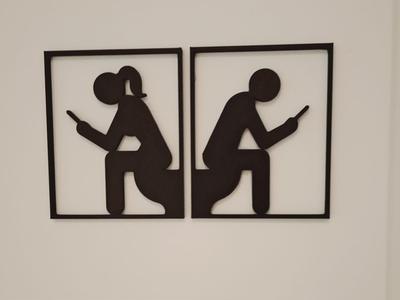 toilet sign