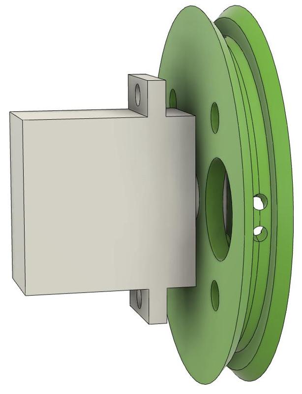 FS90 servo motor wheel