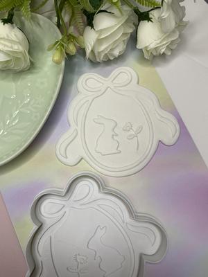 Easter EGG with Bow Cookie cutter and stamp