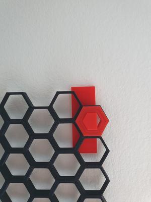 Tesa Powerstrips Large / Small mount for Honeycomb Storage Wall