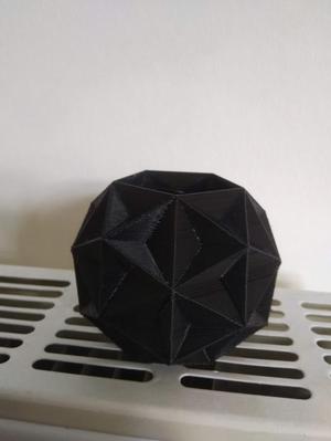 Star Dodecahedron Plant Pot with Drainage Hole