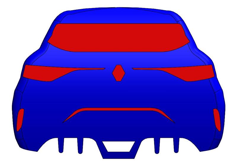 Megane 4 RS - Keychain - Porte clefs