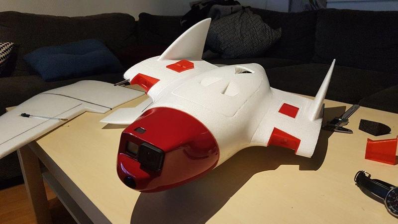 RVJET nose for GoPro and FPV camera