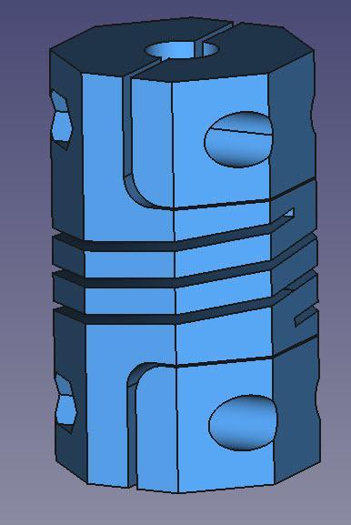 8x5 sprung coupling