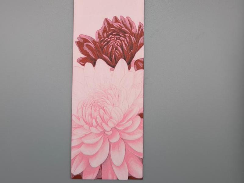 Chrysanthemum(November) Birthflower bookmark 