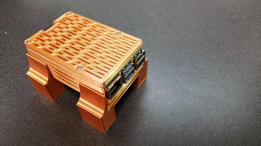 Pi 4 case with 40mm fan and air vents
