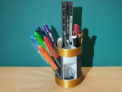 slightly over-engineered modular vase-mode pen holder / organizer
