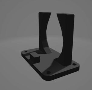 hair dryer mount no support and print in place