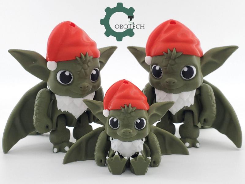 Cobotech Articulated Baby Santa Dragon by Cobotech