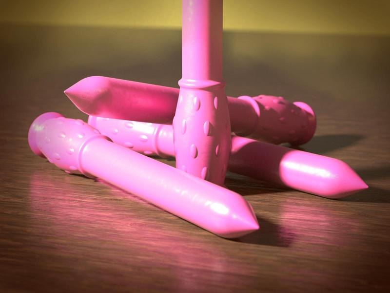 Penetration tool for world famous bohemian style hotdogs.