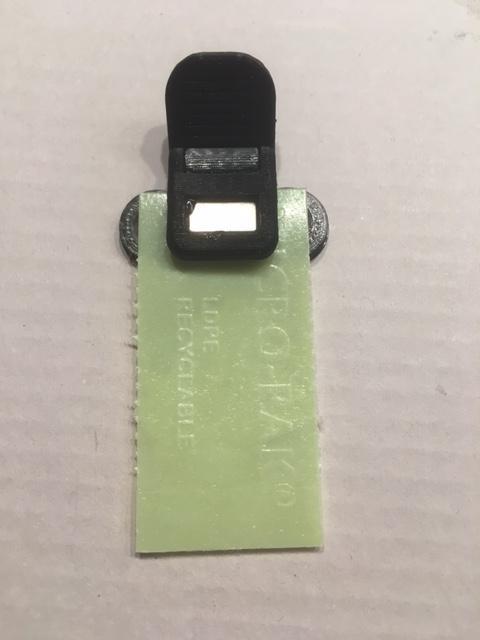magnetic clip, print in place
