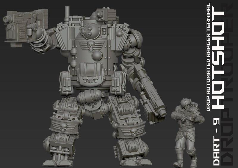 DROPTROOPER 'D.A.R.T' Battlesuit ' Hotshot