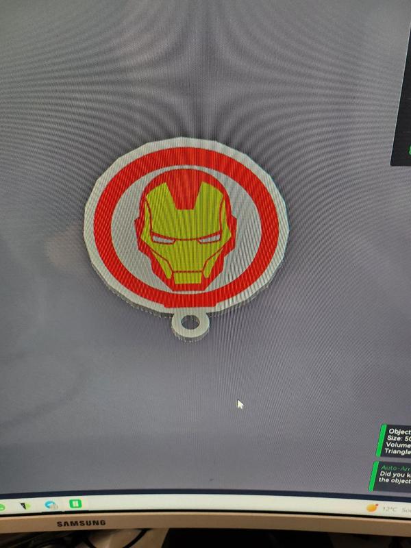 keychain IronMan