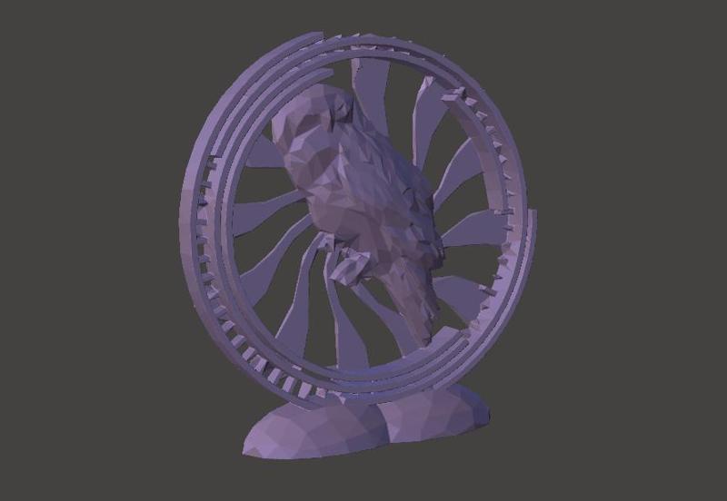 Owl X003 - Decor Low Poly