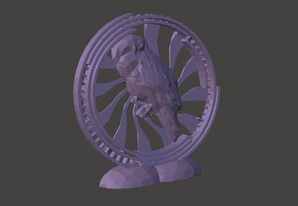 Owl X003 - Decor Low Poly